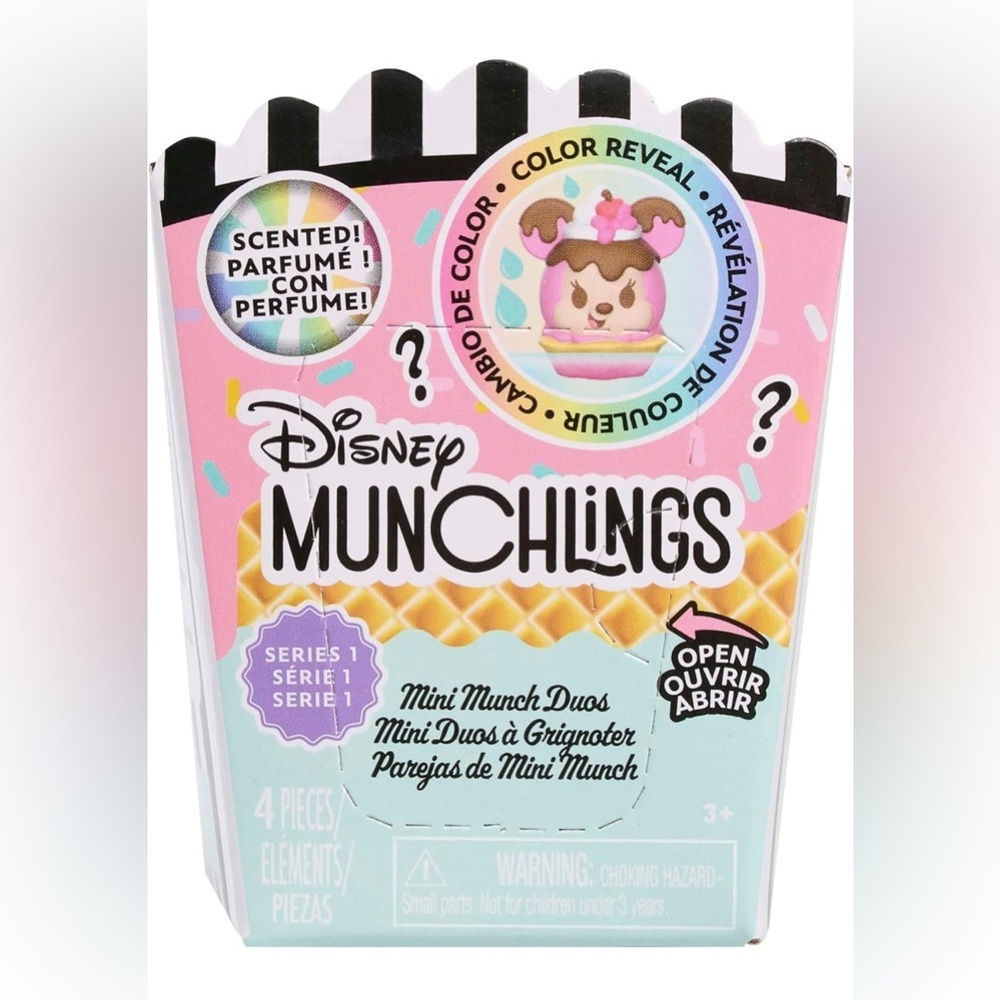 Disney Munchlings Mini Munch Duos Figurines Collectible Figures with Accessories